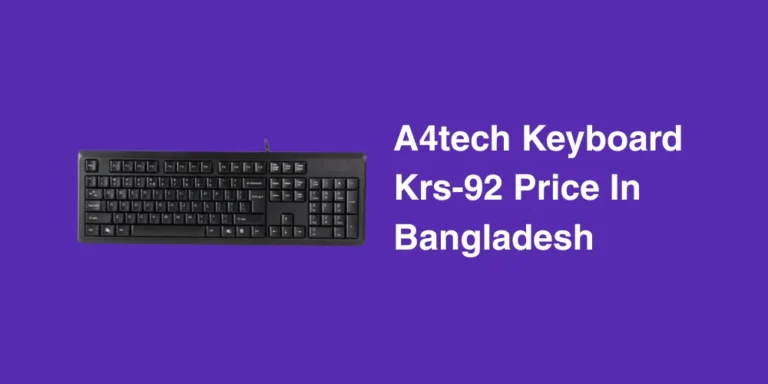A4tech keyboard KRS‑92 Price in Bangladesh